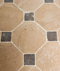 Lacock Limestone Heritage Finish Octagons & Hazlebury Cabochons 30.5cm