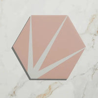 Lily Pad, Bubblegum, £85.08/ M2 Decorative Tiles Pink Tile Porcelain Decorative Tiles Ca Pietra