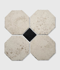 Limoges Limestone Vintaged Finish 20x20x1.5cm (tile) & 8.25x8.25x1.5cm (cabs)