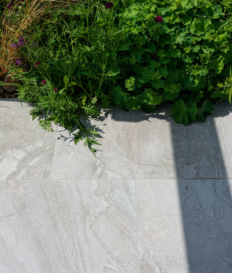 Lithos Porcelain Paving Textured Blanc 60x90cm