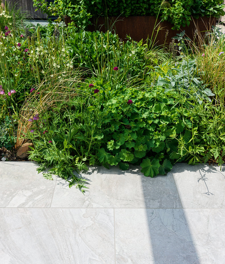 Lithos Porcelain Paving Textured Blanc 60x90cm
