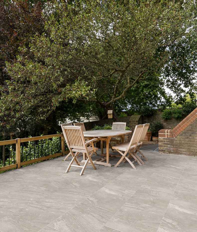 Lithos Porcelain Paving Textured Blanc 60x90cm Sample