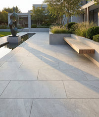 Lithos Porcelain Paving Textured Blanc 60x90cm