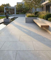 Lithos Porcelain Paving Textured Blanc 60x90cm Sample