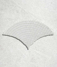 Long Island Marble Fan Mosaic 25cm Sample