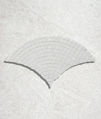 Long Island Marble Fan Mosaic 25cm Sample