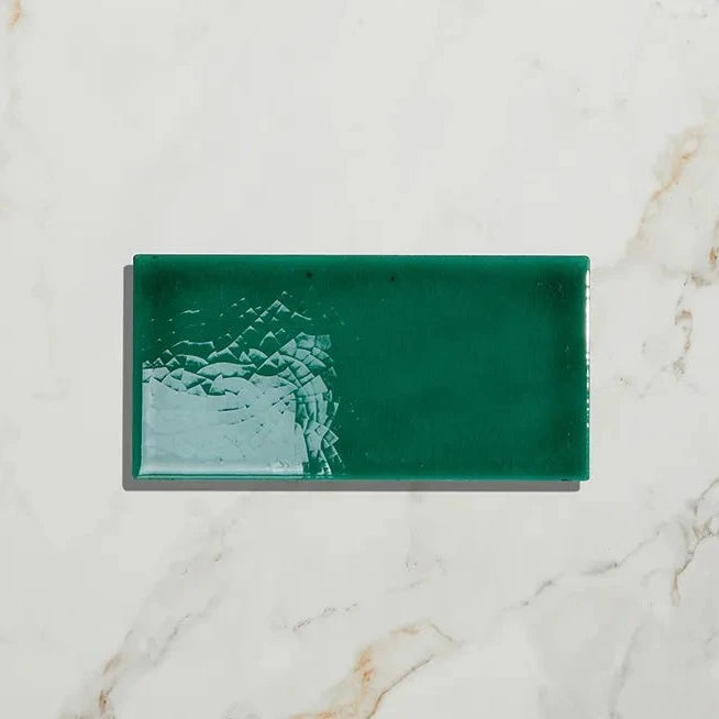 Lyme, Emerald Green, £123.73/ M2 Decorative Tiles Green Tile Ca Pietra