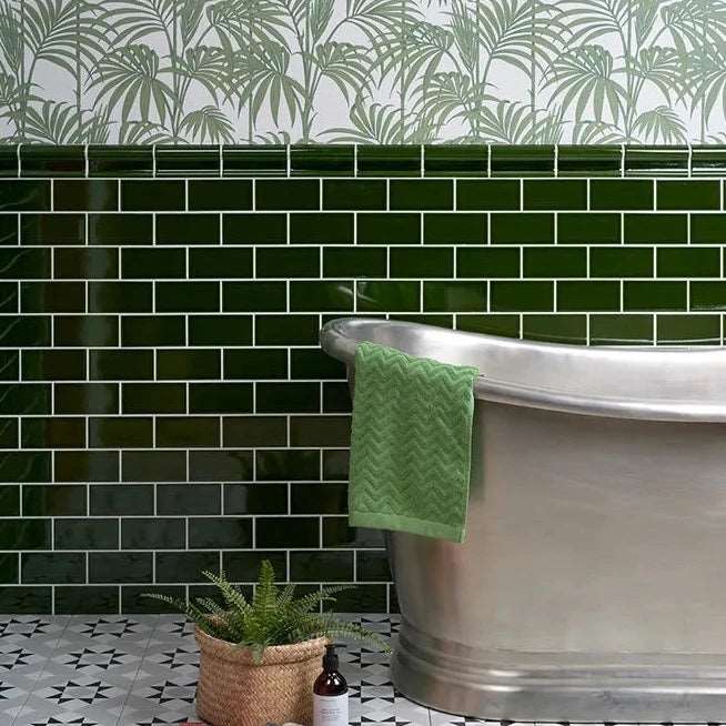 Lyme, Olive Green, £123.73/ M2 Decorative Tiles Green Tile Ca Pietra