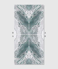Magnifique Porcelain Ocean Bookmatched 60cm Sample