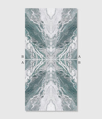 Magnifique Porcelain Ocean Bookmatched 60cm 7904