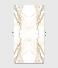 Magnifique Porcelain Oro Bookmatched 60cm Sample