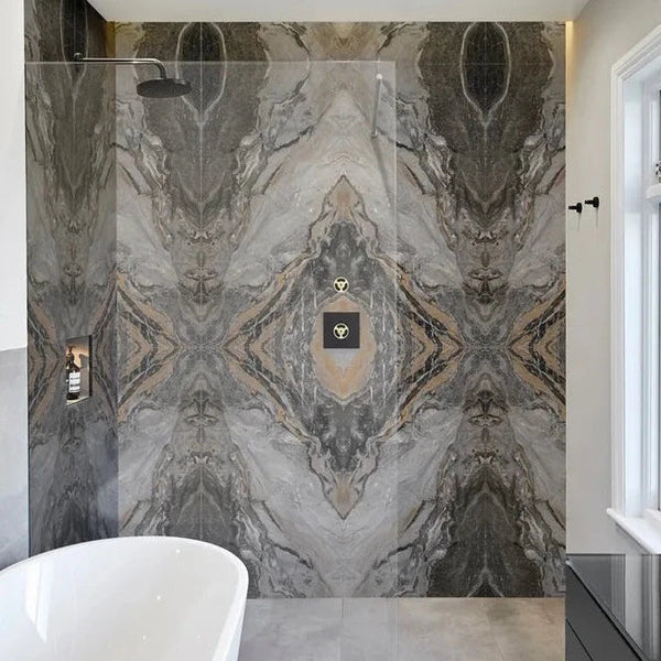 Magnifique Marble Effect, Nero, £95.00/ M2 - Blackman Rowe