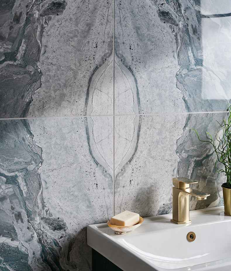 Magnifique Porcelain Ocean Bookmatched 60cm Sample