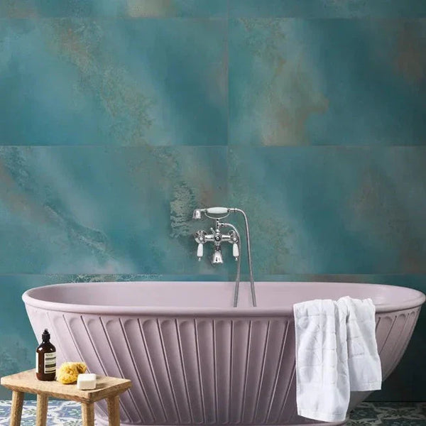 Maldives Porcelain Lagoon Marble Effect, £105.00/ M2 - Blackman Rowe