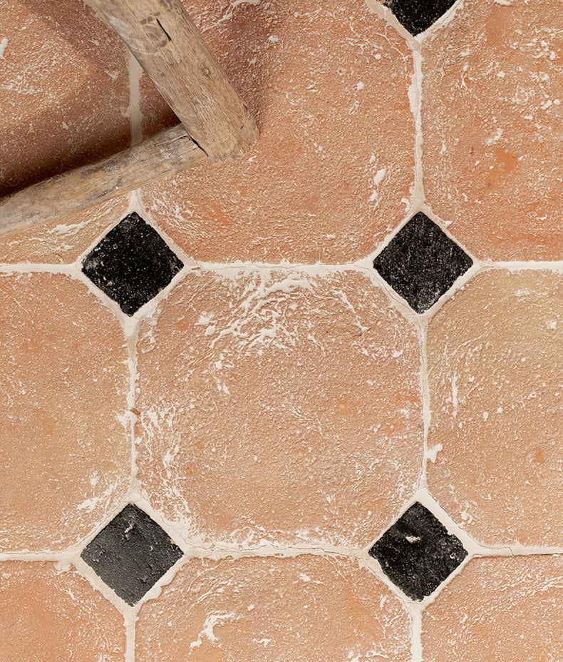 Marlborough Terracotta Octagons & Cabochons 25 X 25cm & 7cm