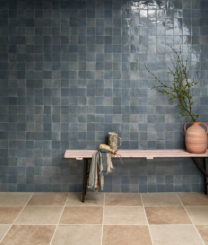Maroc Ceramic Powder Blue 9.9x9.9cm