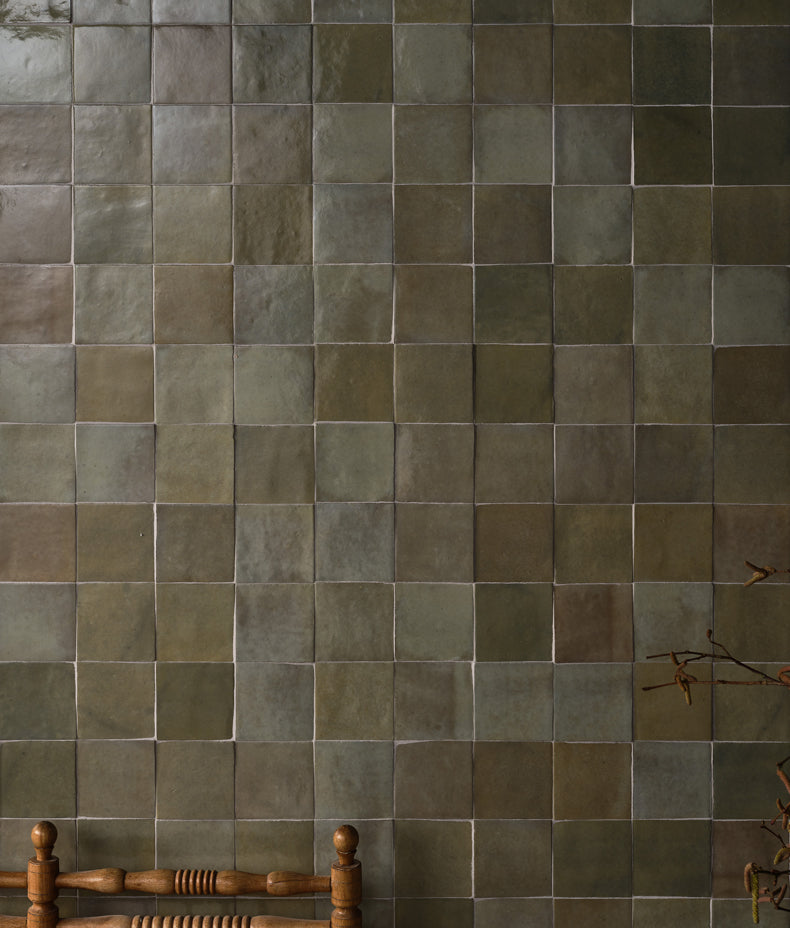 Maroc Ceramic Sage 9.9x9.9cm Sample
