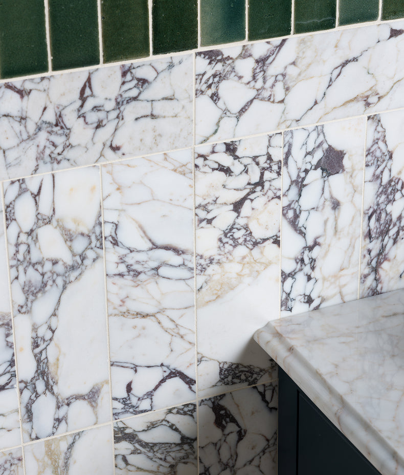 Medici Viola Marble Honed Brick 10x30.5cm Sample