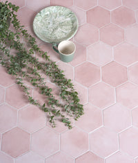 Medina Hexagon Porcelain Rosa 16cm