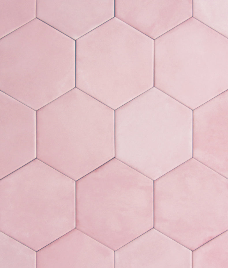Medina Hexagon Porcelain Rosa 16cm