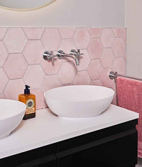 Medina Hexagon Porcelain Rosa 16cm Sample