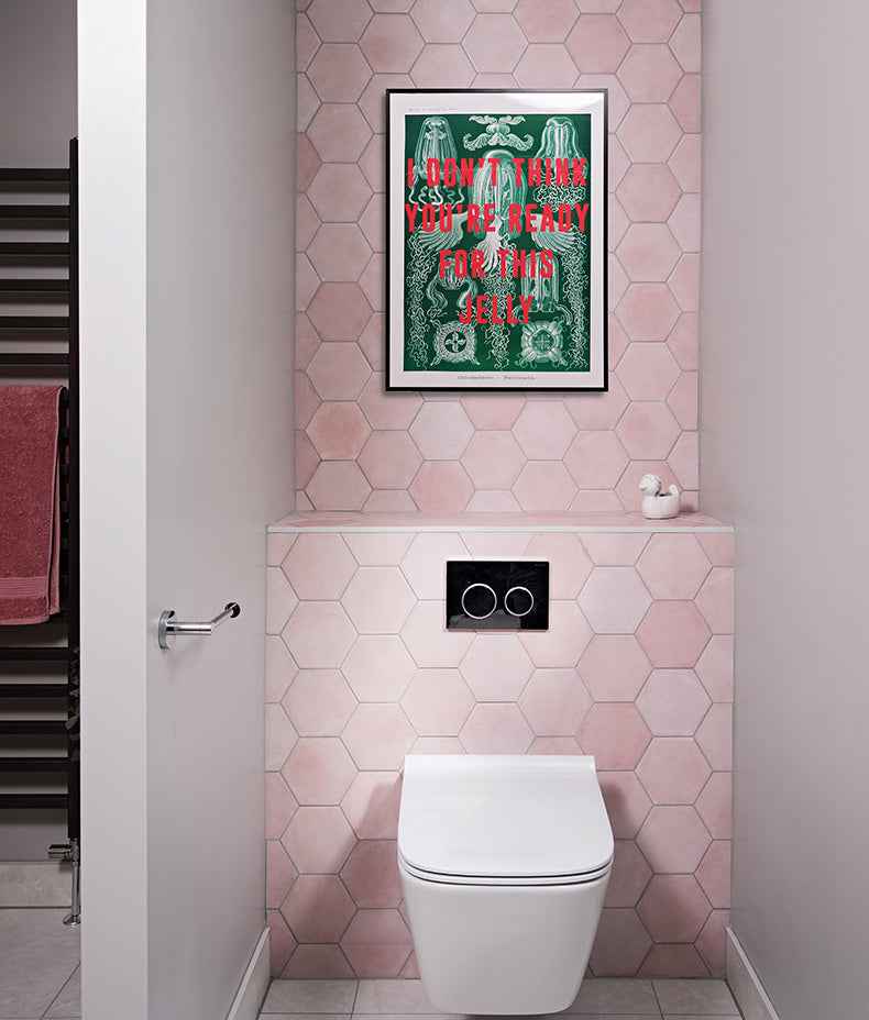 Medina Hexagon Porcelain Rosa 16cm Sample