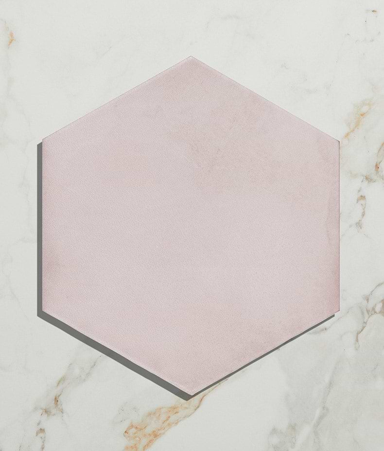 Medina Hexagon Porcelain Rosa 16cm