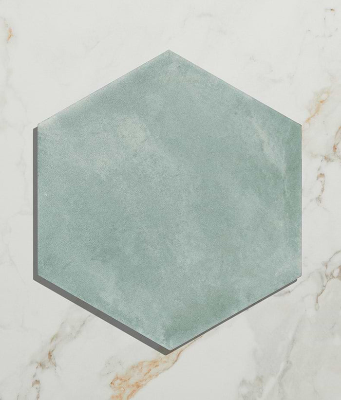 Medina Hexagon Porcelain Salvia 16cm