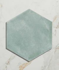 Medina Hexagon Porcelain Salvia 16cm Sample