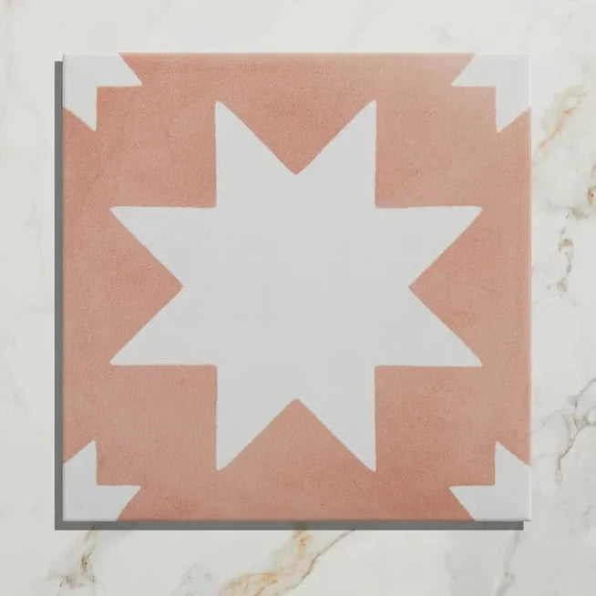 Memphis, Coral, £65.40/ M2 Decorative Tiles Porcelain Decorative Tiles Ca Pietra