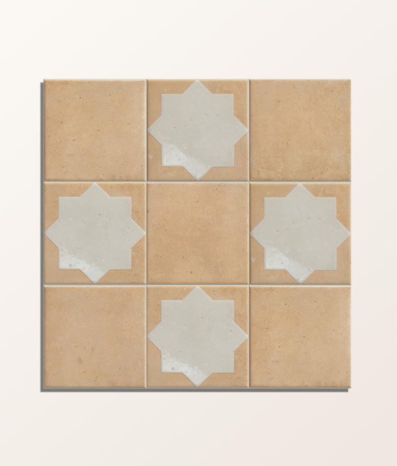 Menara White Star Porcelain 15x15cm
