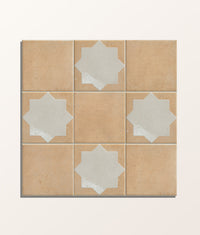 Menara White Star Porcelain 15x15cm