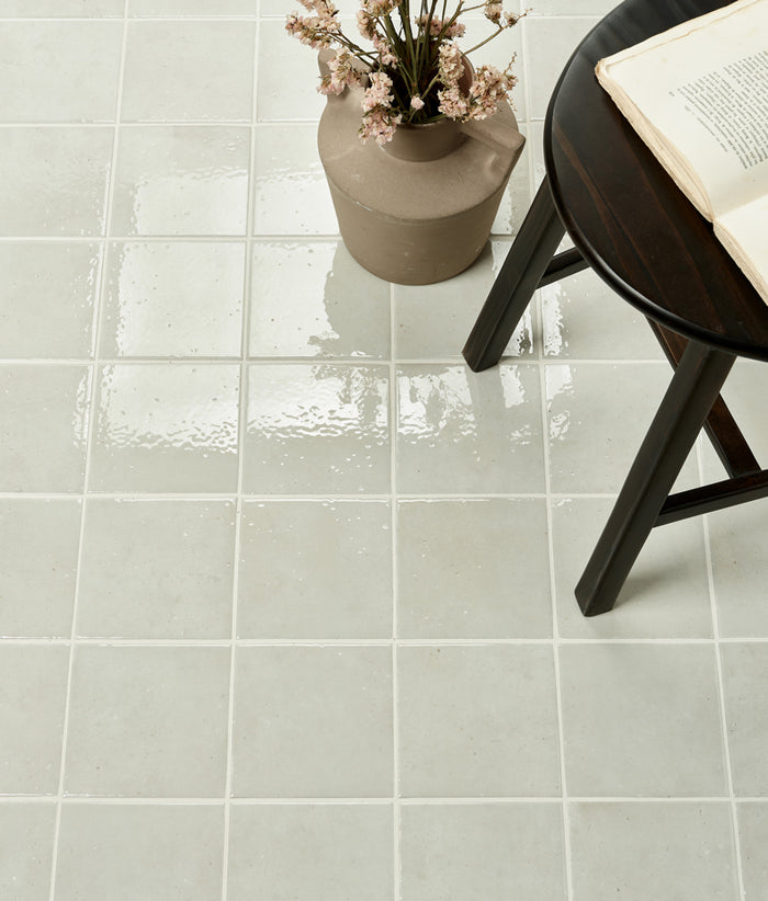Menara White Porcelain Gloss 15x15cm