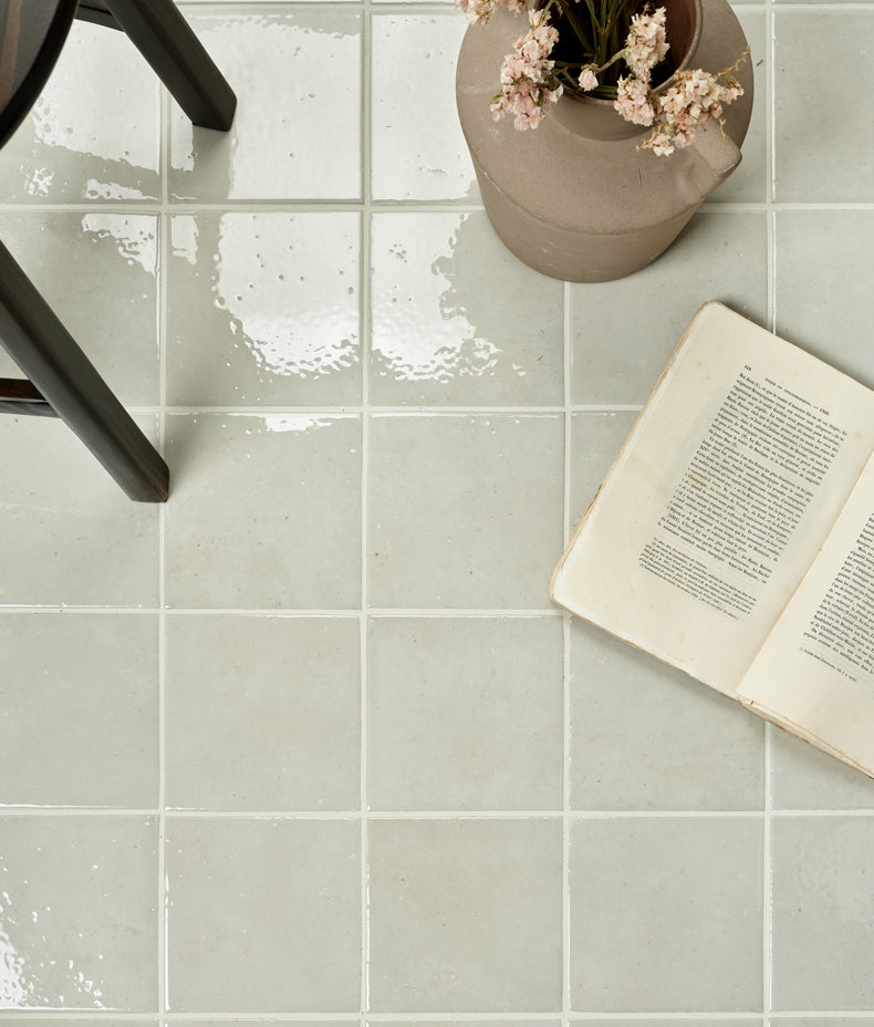 Menara White Porcelain Gloss 15x15cm
