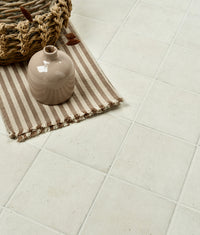 Menara White Porcelain Matt 15x15cm