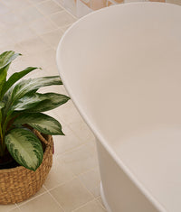 Menara White Porcelain Matt 15x15cm Sample