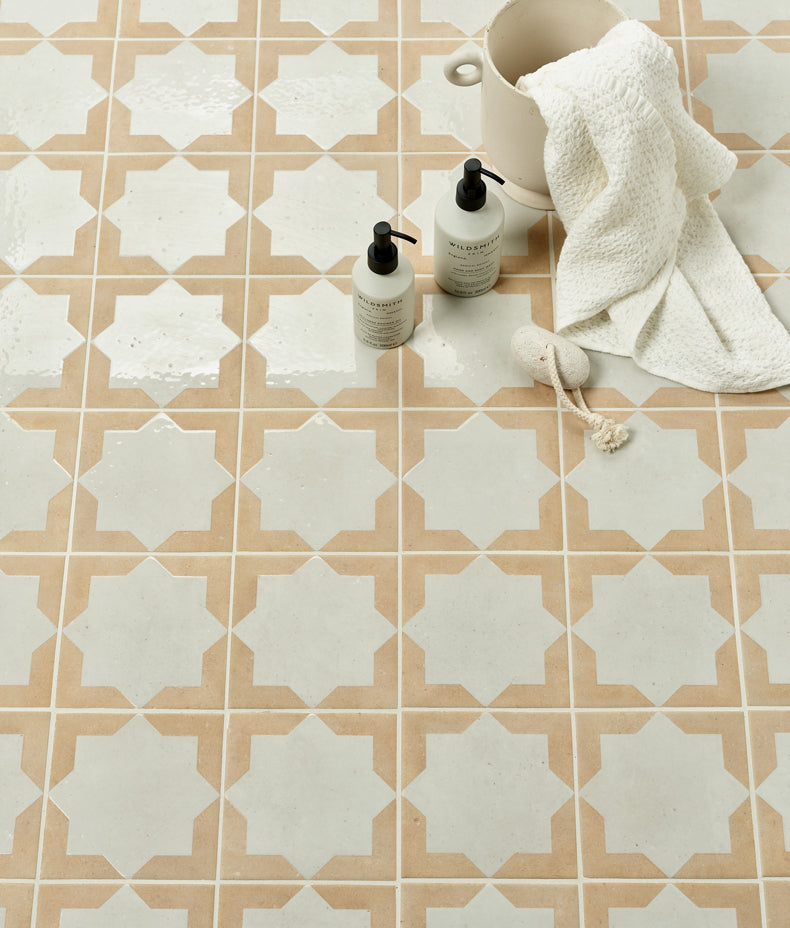 Menara White Star Porcelain 15x15cm