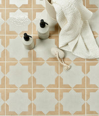 Menara White Star Porcelain 15x15cm