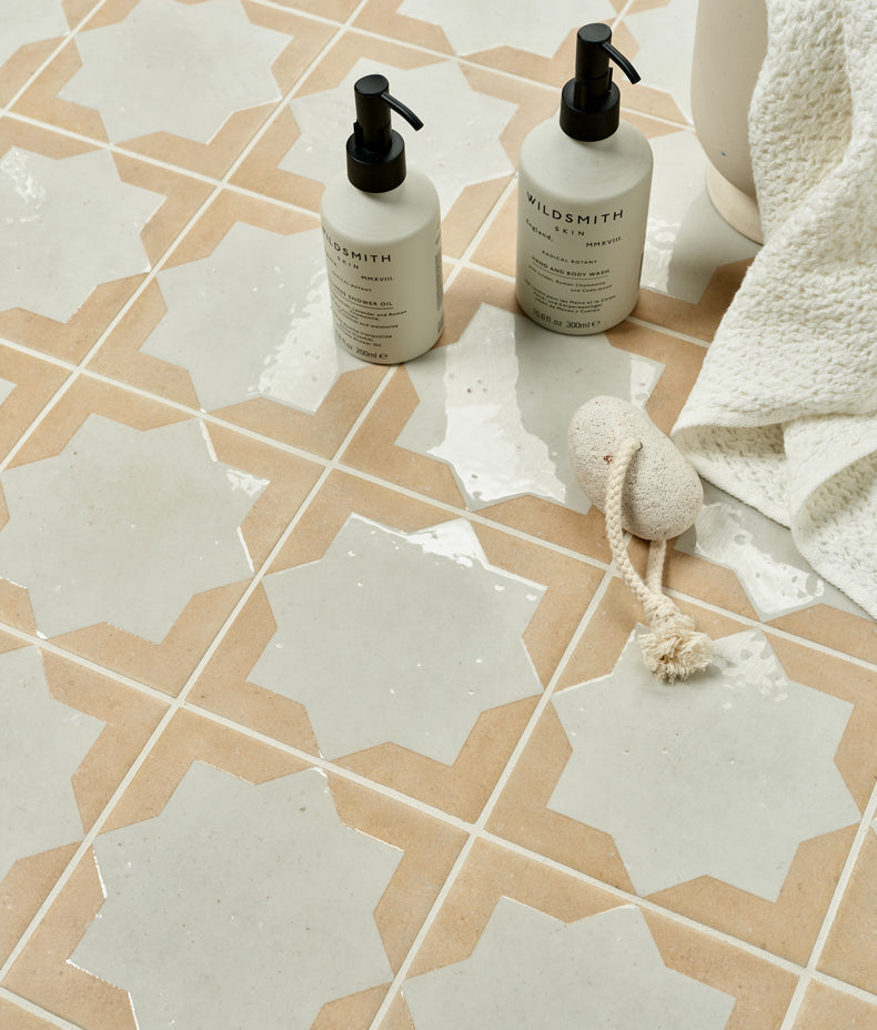 Menara White Star Porcelain 15x15cm