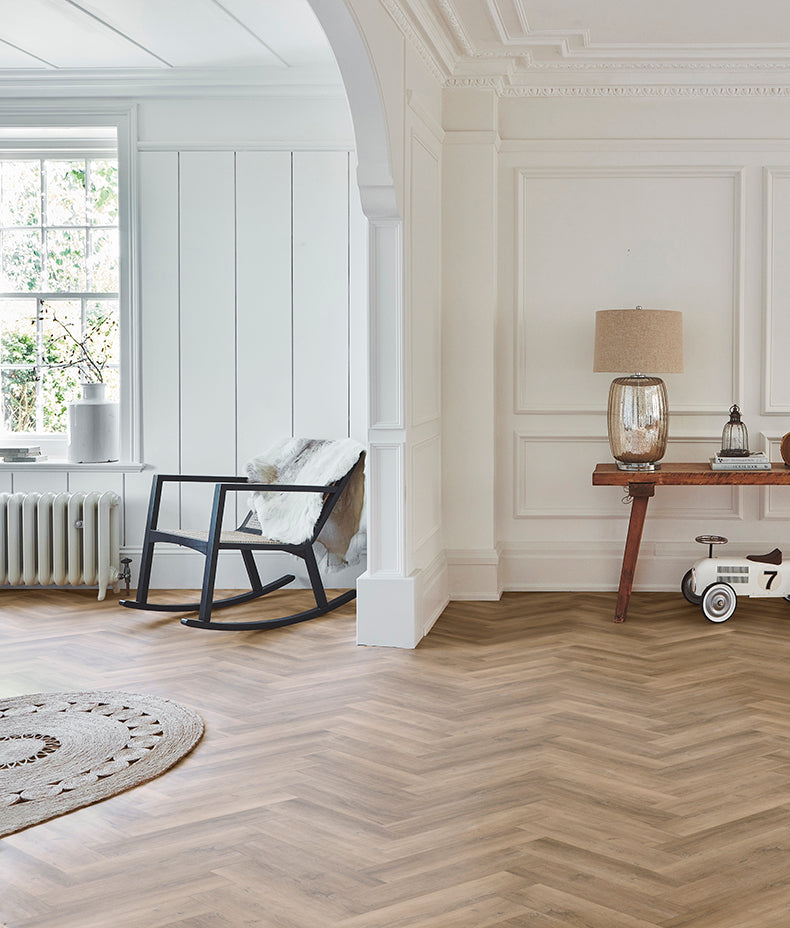 Ashurst Minérale Herringbone Click Tile Click Tiles 15.3x61cm