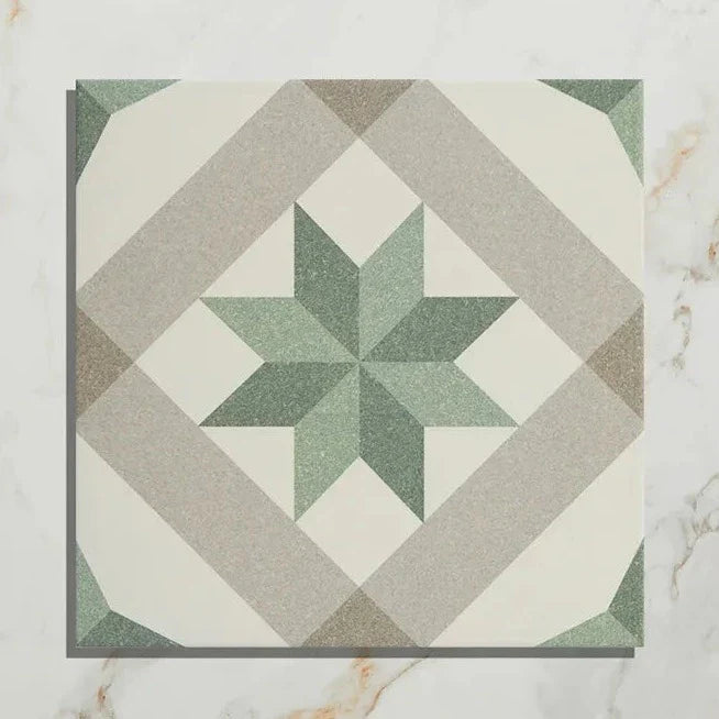 Portare Moroccan Impressions Porcelain Joya Green, £77.38/ M2