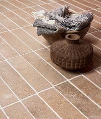 Buscot Limestone Parquet Tumbled & Etched Finish 7.5x30cm Sample