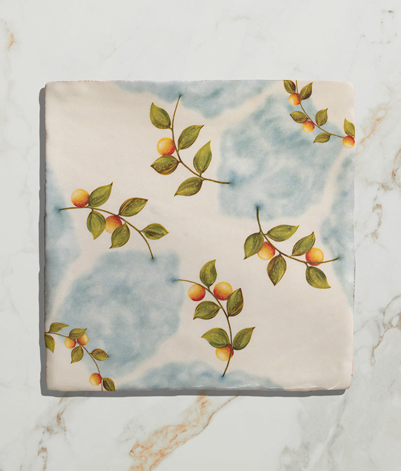 STUDIO Nonna's Kitchen Nuvola Arancio Ceramic 13x13cm Sample
