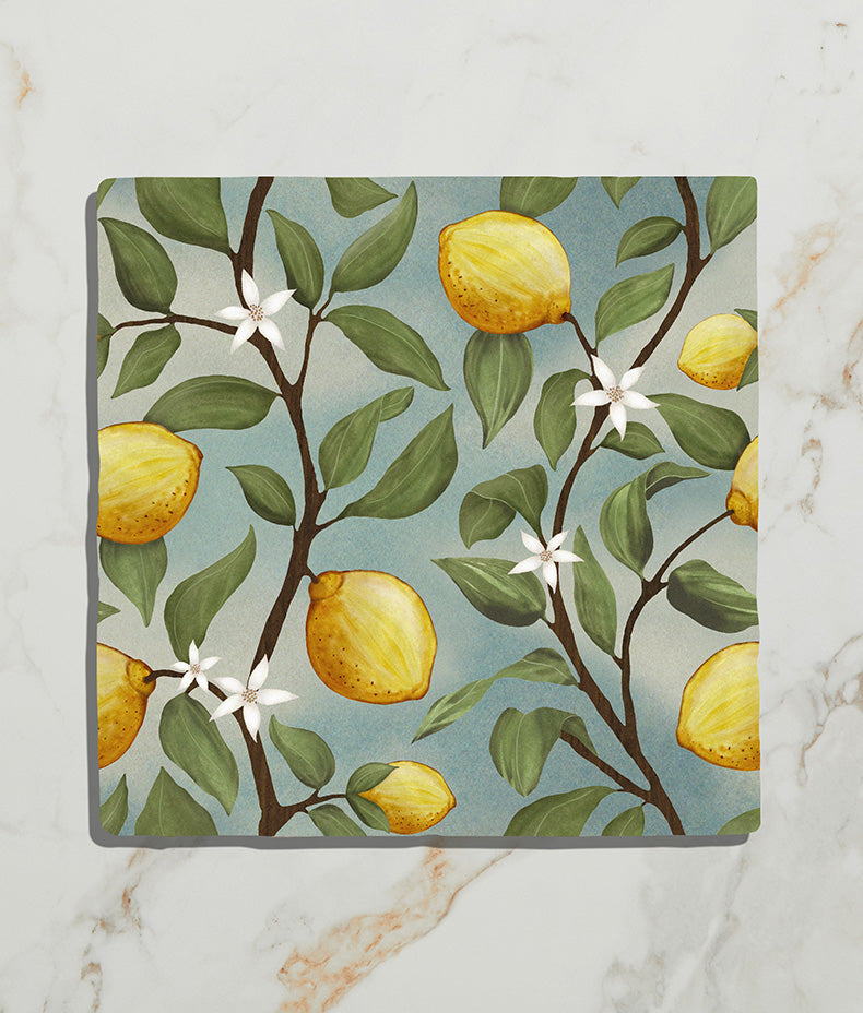STUDIO Nonna's Kitchen Sorrento Azzuro Ceramic 13x13cm Sample