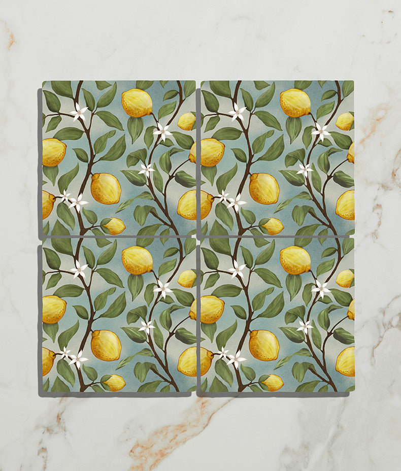 STUDIO Nonna's Kitchen Sorrento Azzuro Ceramic 13x13cm