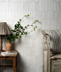 Oasis Veloute Ceramic White Matt 6.5x20cm Sample