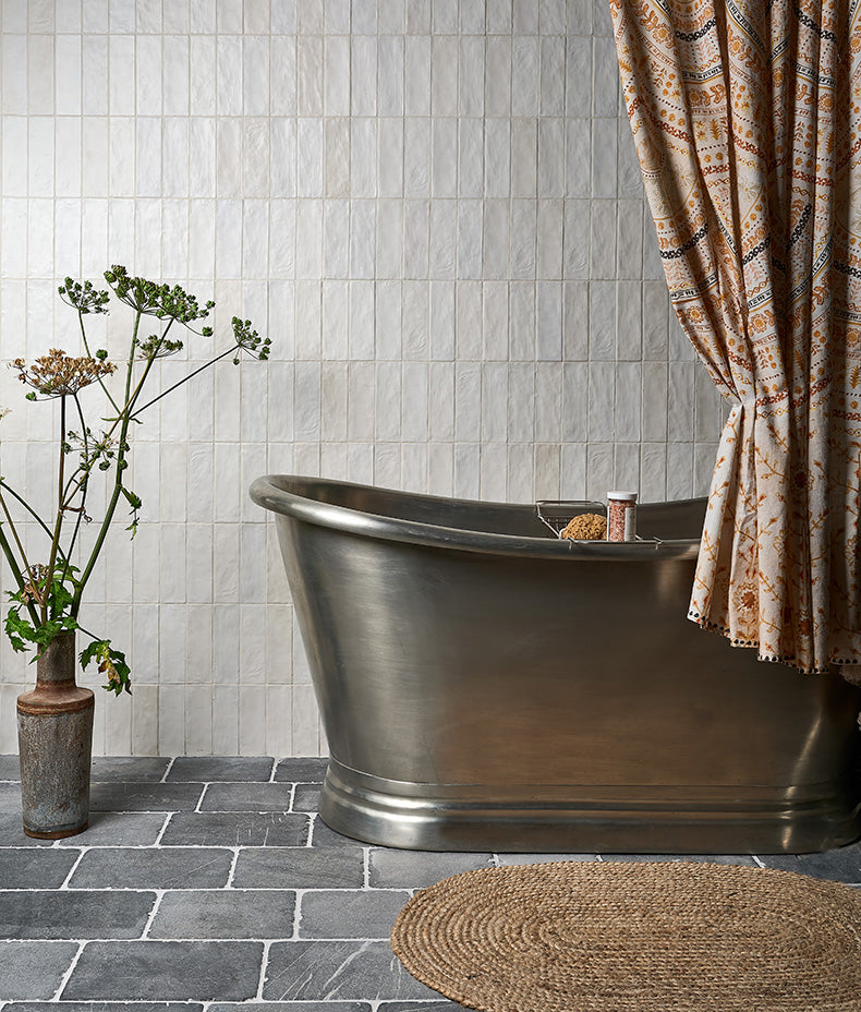 Oasis Veloute Ceramic White Matt 6.5x20cm Sample