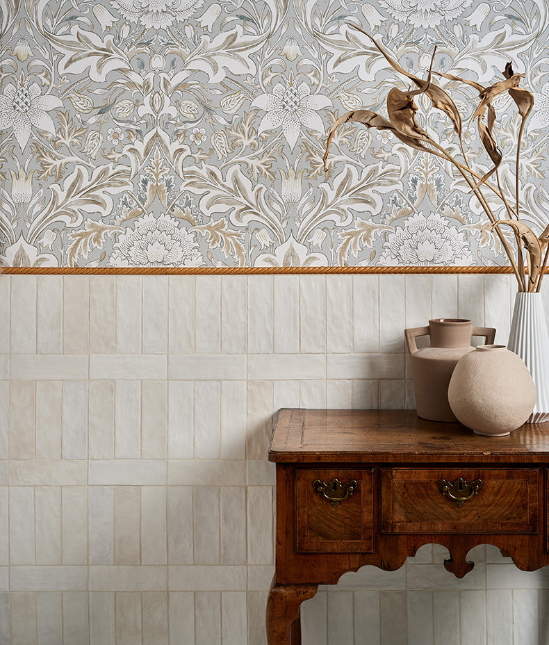 Oasis Veloute Ceramic White Matt 6.5x20cm Sample