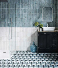 Ca Pietra Oasis Veloute Ceramic Powder Blue Matt 6.5x20cm