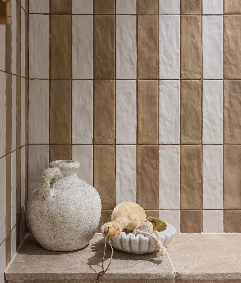 Oasis Veloute Ceramic Tan Matt 6.5x20cm